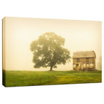 Pi Photography Wall Art and Fine Art - Country Style Prints: Abandoned House on Adams Dam Rd Rural, 24" X 36" - Abandoned House on Adams Dam Rd - Rustic / Rural / Country Style Landscape / Nature Loose / Unframed Photograph Wall Art Print - Artwork