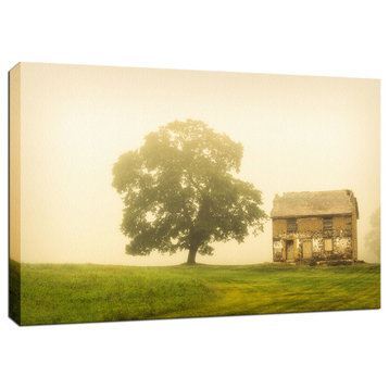 Country Style Prints: Abandoned House on Adams Dam Rd Rural, 24" X 36"