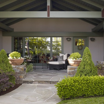English Garden for a Craftsman Remodel at Home Ranch