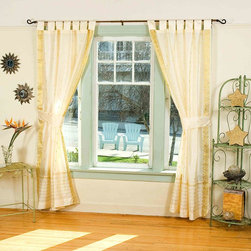 Tab Top Sari Curtains - Curtains