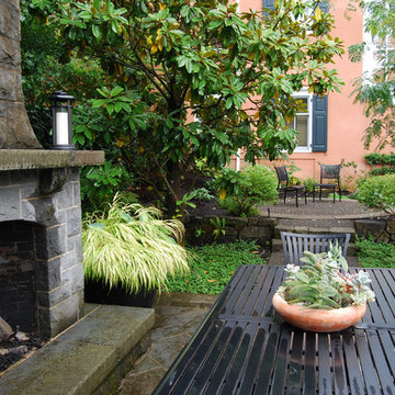 Fireplace & Circular Terrace