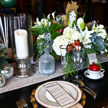 Coastal Luxe Holiday Tabletop