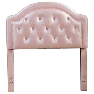 Hillsdale Furniture Karley Full Faux Leather Pink Headboard