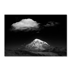 Alan Mcnair 'Mountain And Cloud' Canvas Art, 12x19
