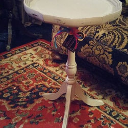 SOLD-Petite handpainted occasional table...&pound;25.00 - Products