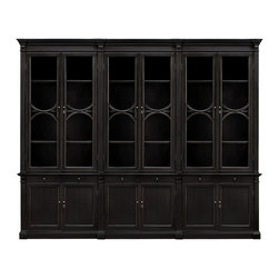 Athens Triple Display Cabinet - China Cabinets And Hutches