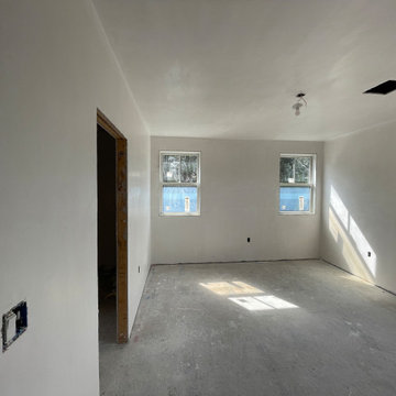 newly build and plastered home