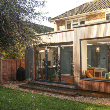 Contemporary Larch Timber Clad Extension