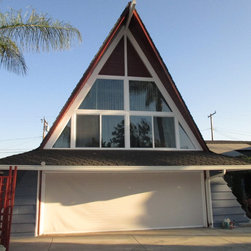 Motorized Power Screen Installed on Garage Door - Products