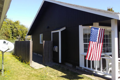 Inspiration for a timeless exterior home remodel in Seattle