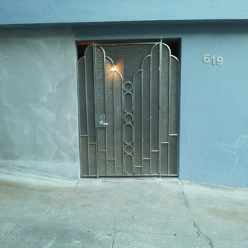 Art Deco Stainless Entry Gate