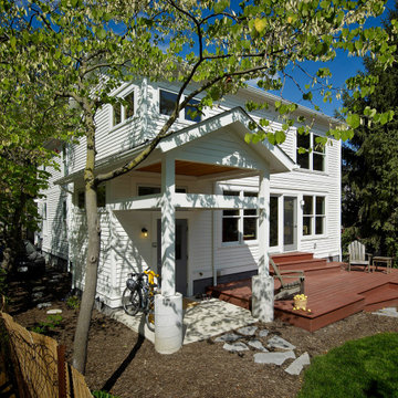 Exterior view from East after