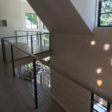 Stainless steel railings, cable railings and glass railings