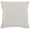 Amy 100% Linen 22" Square Throw Pillow, Ivory