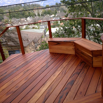 Tigerwood Hillside Deck, Pasadena