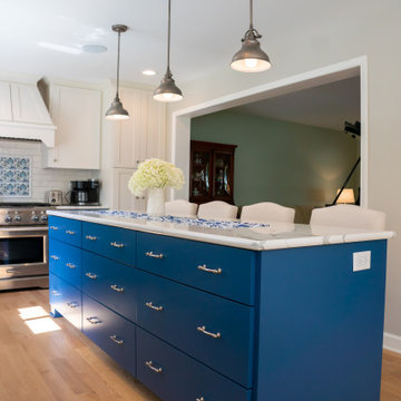 Farmhouse Style Kitchen and Living Space Redesign