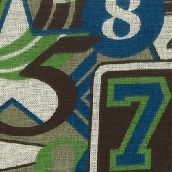 ROTH & TOMPKINS TEXTILES - Varsity Fabric, Rugby, 54''x36'' - Upholstery Fabric