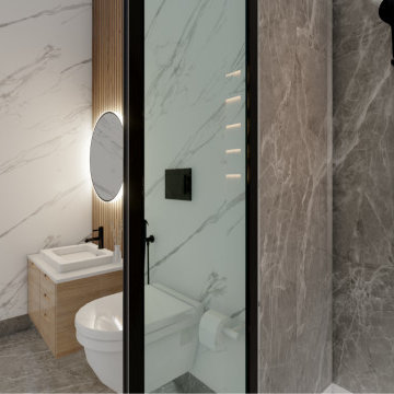 Minimal Bathroom Renovation in Barking