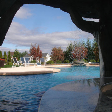 Private Residence with Custom Pool,Slide,Lazy River &Grotto.1