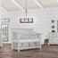 Evolur Madison 5 in 1 Flat Top Convertible Crib, Antique Gray Mist