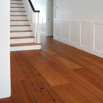 11" Saddle colour - Reclaimed Heart Pine Collection Hardwood Flooring
