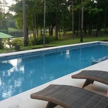 Landscape and Pool Construction - Stonegate - Tyler, Texas