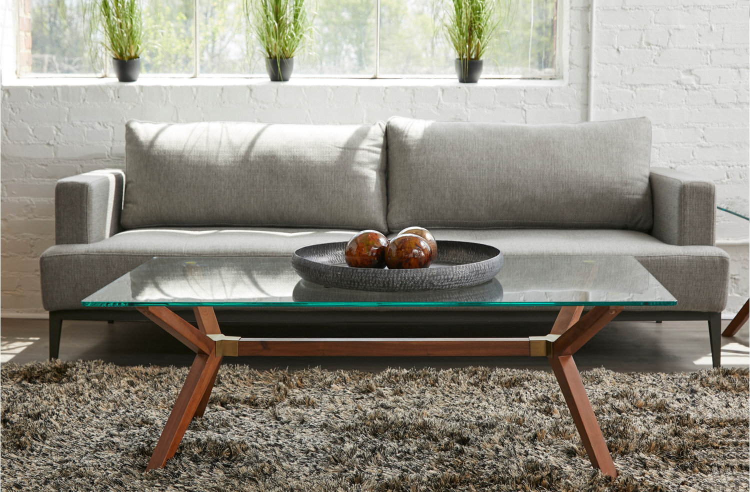 Mid-Century Modern Glass Coffee Table - Contemporary - Coffee Tables ...