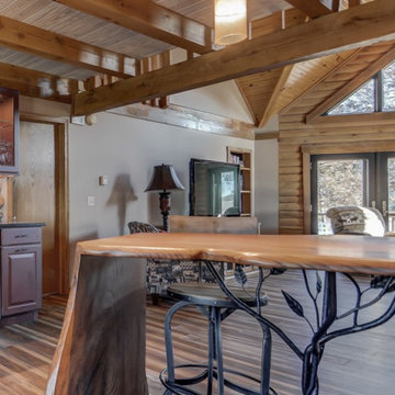 Log Home Custom Kitchen