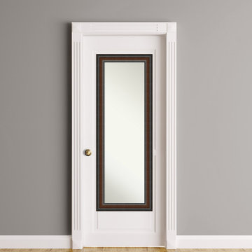 On The Door Full Length Wall Mirror, Cyprus Walnut