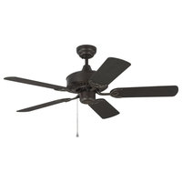 Monte Carlo 44" Haven Outdoor Ceiling Fan, Bronze