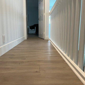 Reflooring at Weston. Vinyl installation