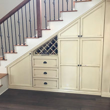 under stairs