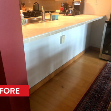 Contemporary Condominium Kitchen and Bathrooms
