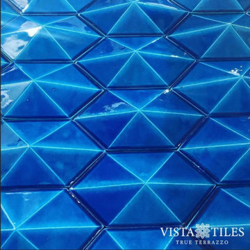 Blue Diamonds Tile