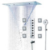 Remote Controlled Led Large Musical Shower System, Style C - Remote Control Ligh