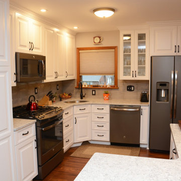 Springfield, VA White Kitchen Remodel