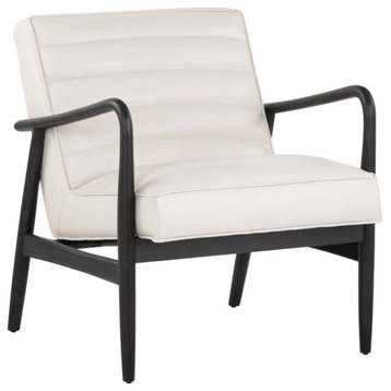Elstan Lounge Chair, Vintage Vanilla Leather