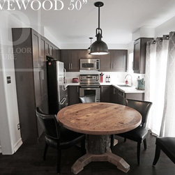 Round Reclaimed Wood Tables - Products