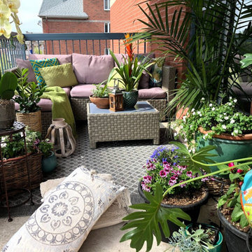 AMÉNAGEMENT D'UN PETIT BALCON ÉTROIT