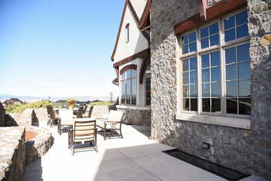 Patio - transitional patio idea in Salt Lake City