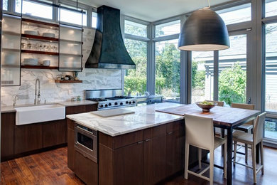 Trendy kitchen photo in Chicago