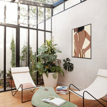 Extension en acier pour une maison de ville