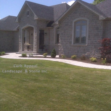 New home landscape construction