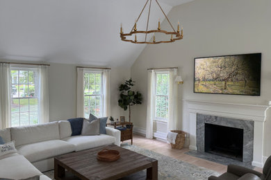 Example of a living room design in Boston