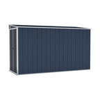 vidaXL Storage Shed Wall-mounted Garden Shed for Backyard Anthracite Steel