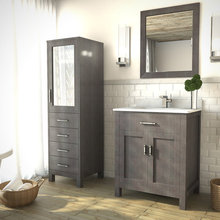 Grey on White - BATHROOM