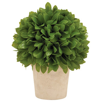 Traditional Green Faux Foliage Artificial Foliage Ball 50854