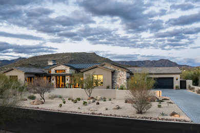 Transitional exterior home photo in Phoenix