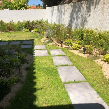 Jardin bien être en lotissement