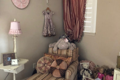 Kids' room - shabby-chic style kids' room idea in Denver